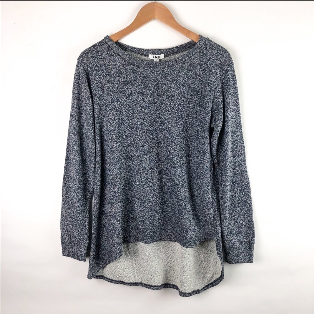 LNA Asymmetrical hem Sweatshirt